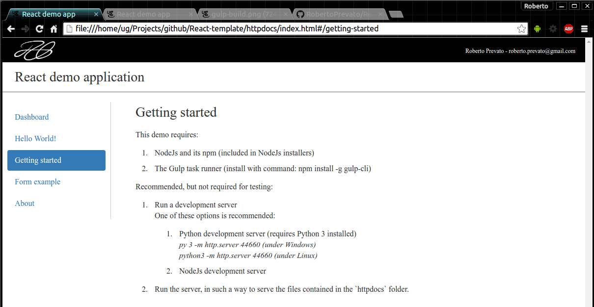 Visiting without server
