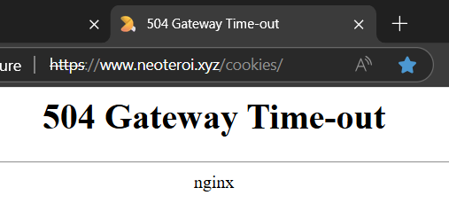 Gateway Time Out