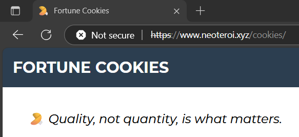 Fortune Cookie Demo in Worker node